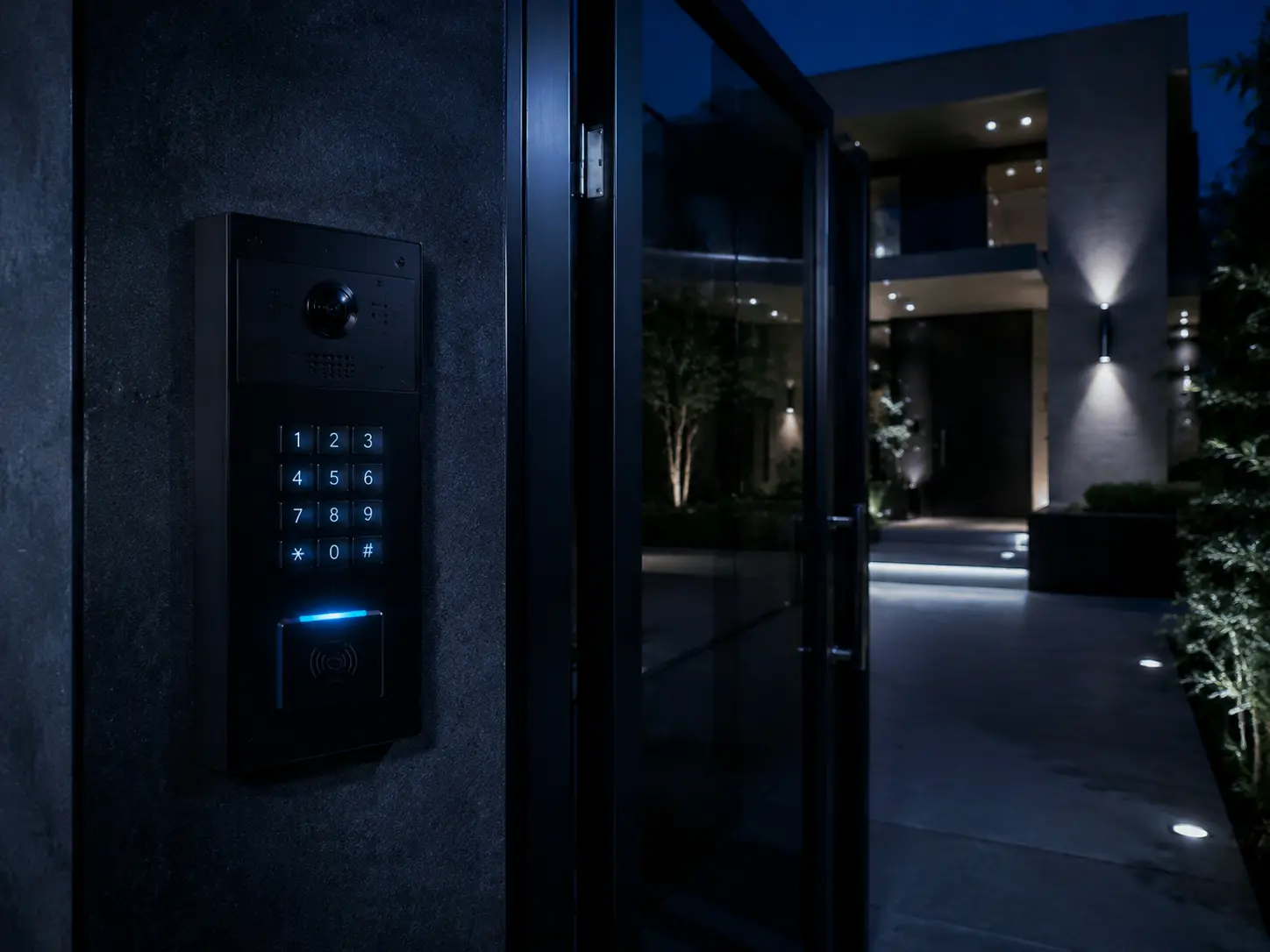 Video intercom and keyless access control system