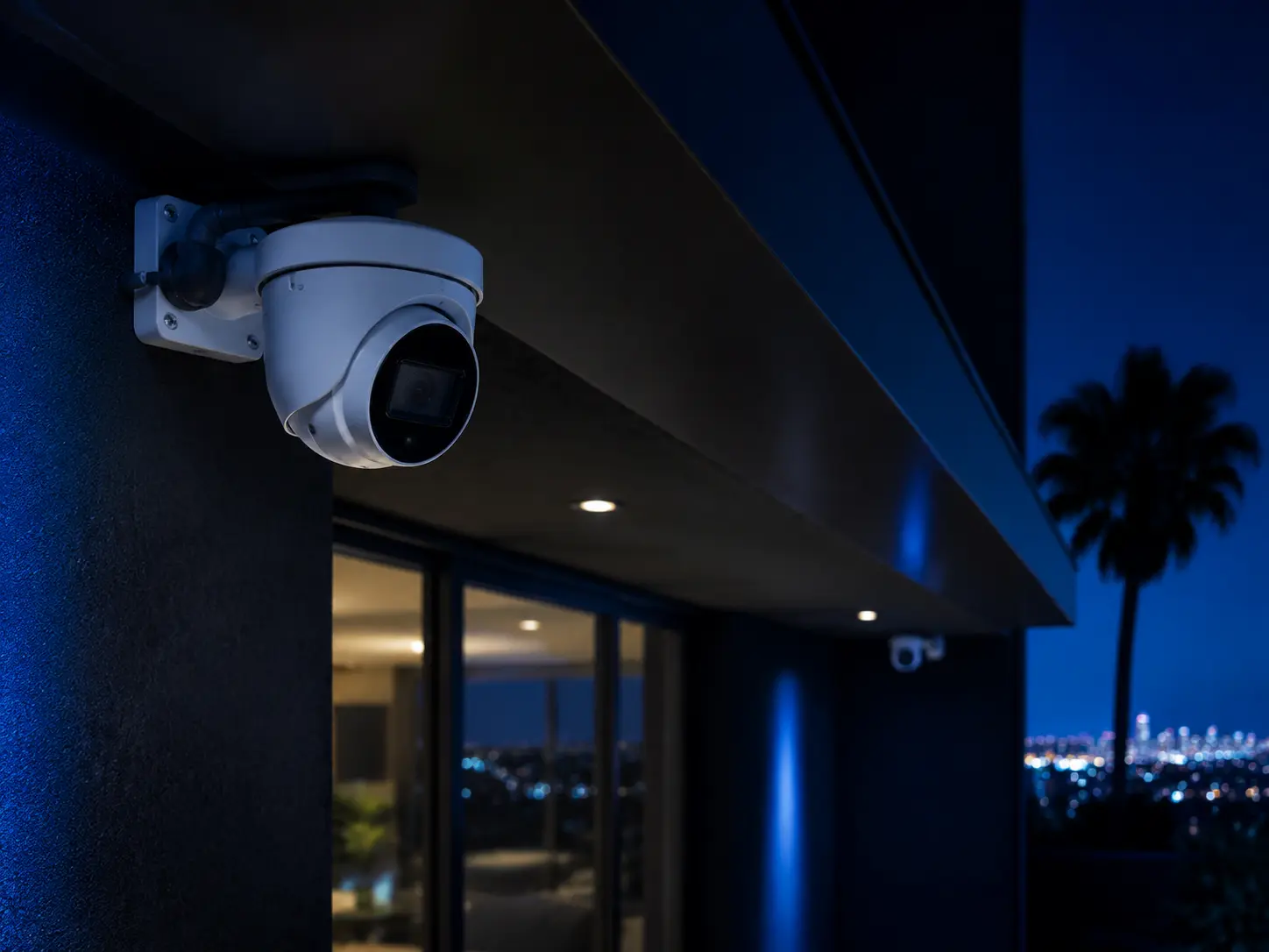 Professional 4K security camera installation