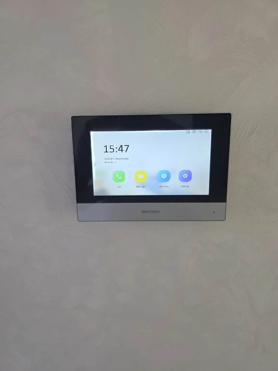 Indoor touchscreen monitor for the Studio City video intercom system